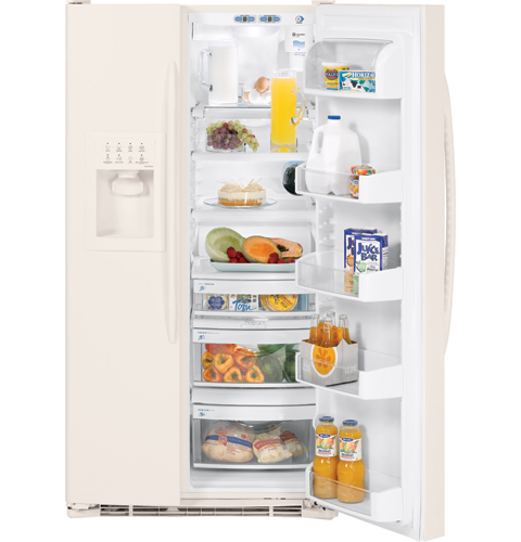 GE Profile™ ENERGY STAR® 25.6 Cu. Ft. Side-by-Side Refrigerator with Dispenser