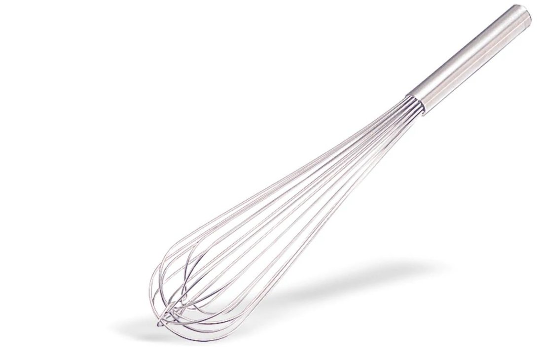 Heavy whisk 8 wires 45 cm stainless steel