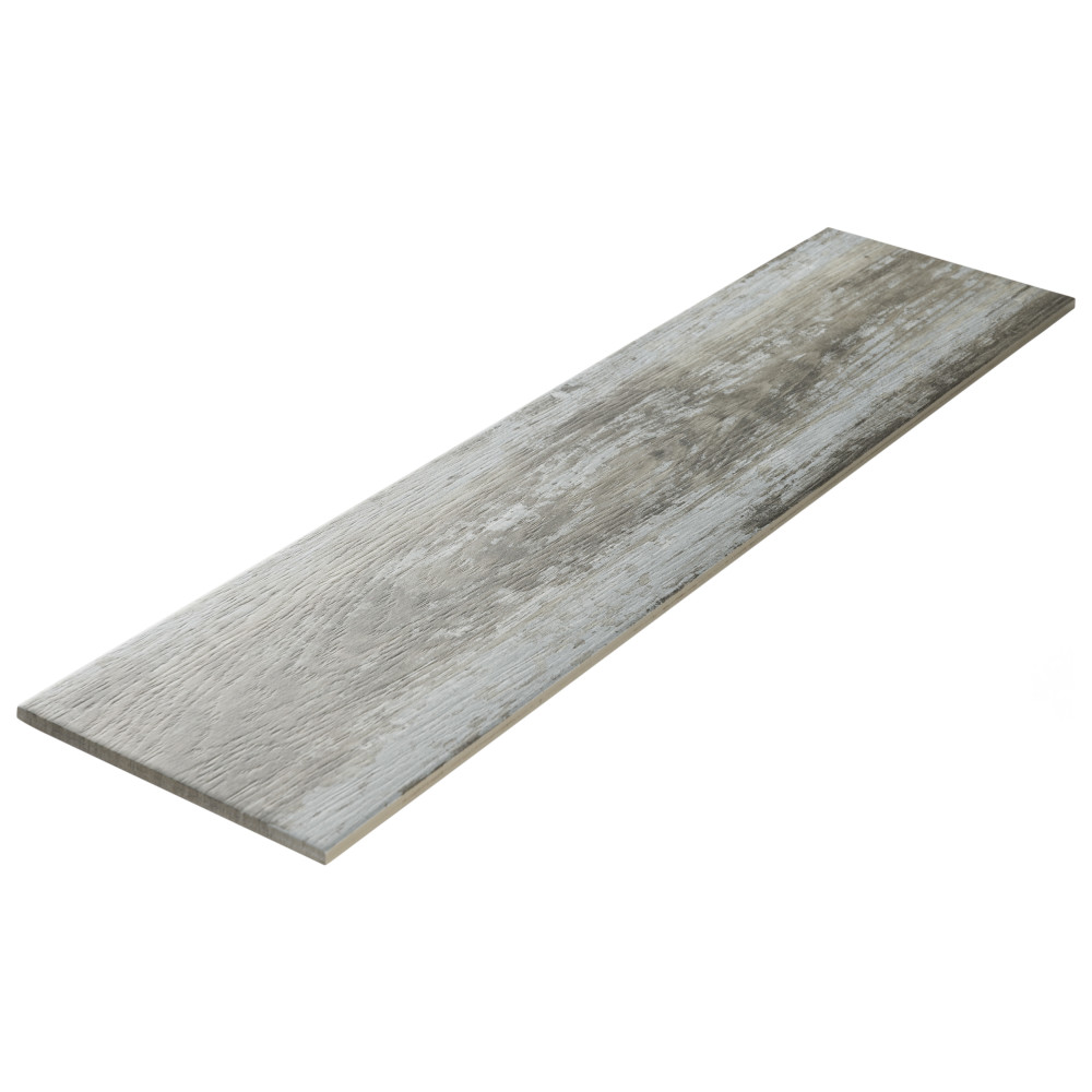 Suomi Grey 8-1/2 in. x 35-1/2 in. Porcelain Floor and Wall Tile