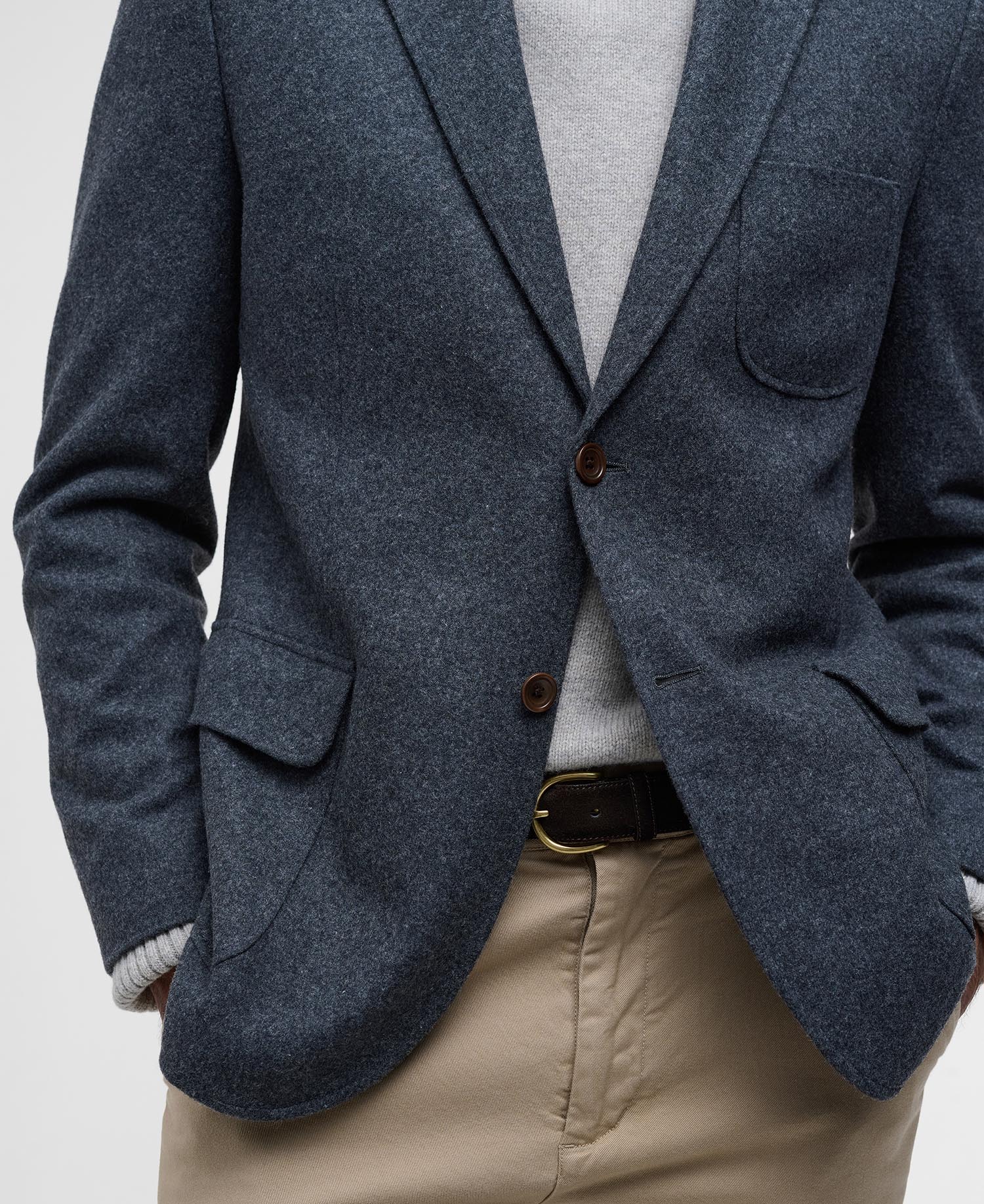 Flannel Jersey Blazer image number 6