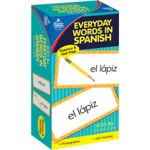 Everyday Words in Spanish: Photographic Flash Cards, Grade PK-8