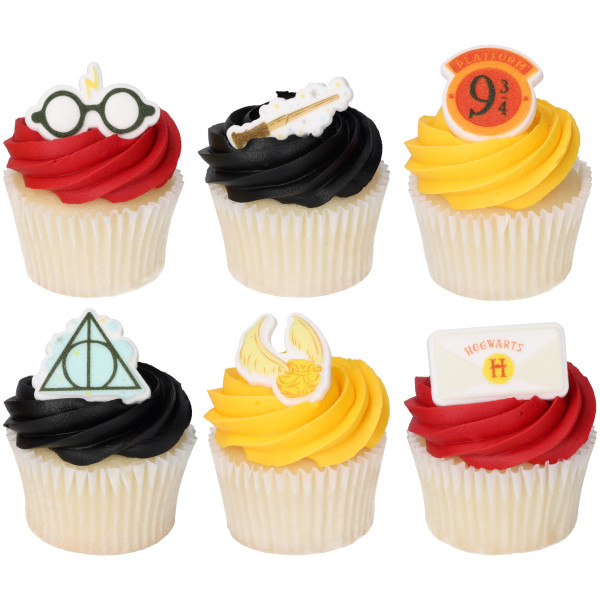 HARRY POTTER™ Wizarding World Assortment - Red 3 Free Dec-Ons® Decorations