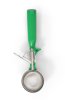 2.66-ounce one-piece thumb disher with green handle