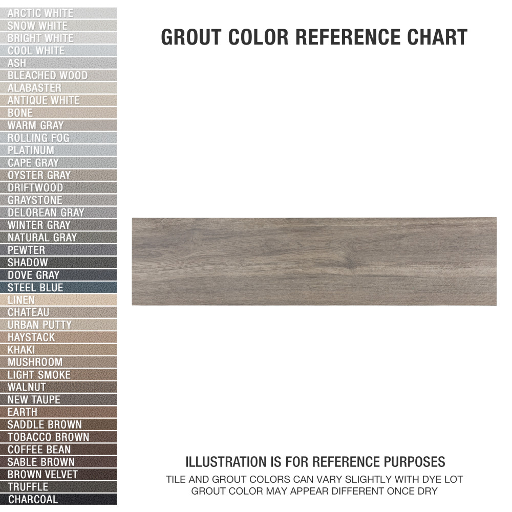 Llama Brown 8-1/2 in. x 35-1/2 in. Porcelain Floor and Wall Tile