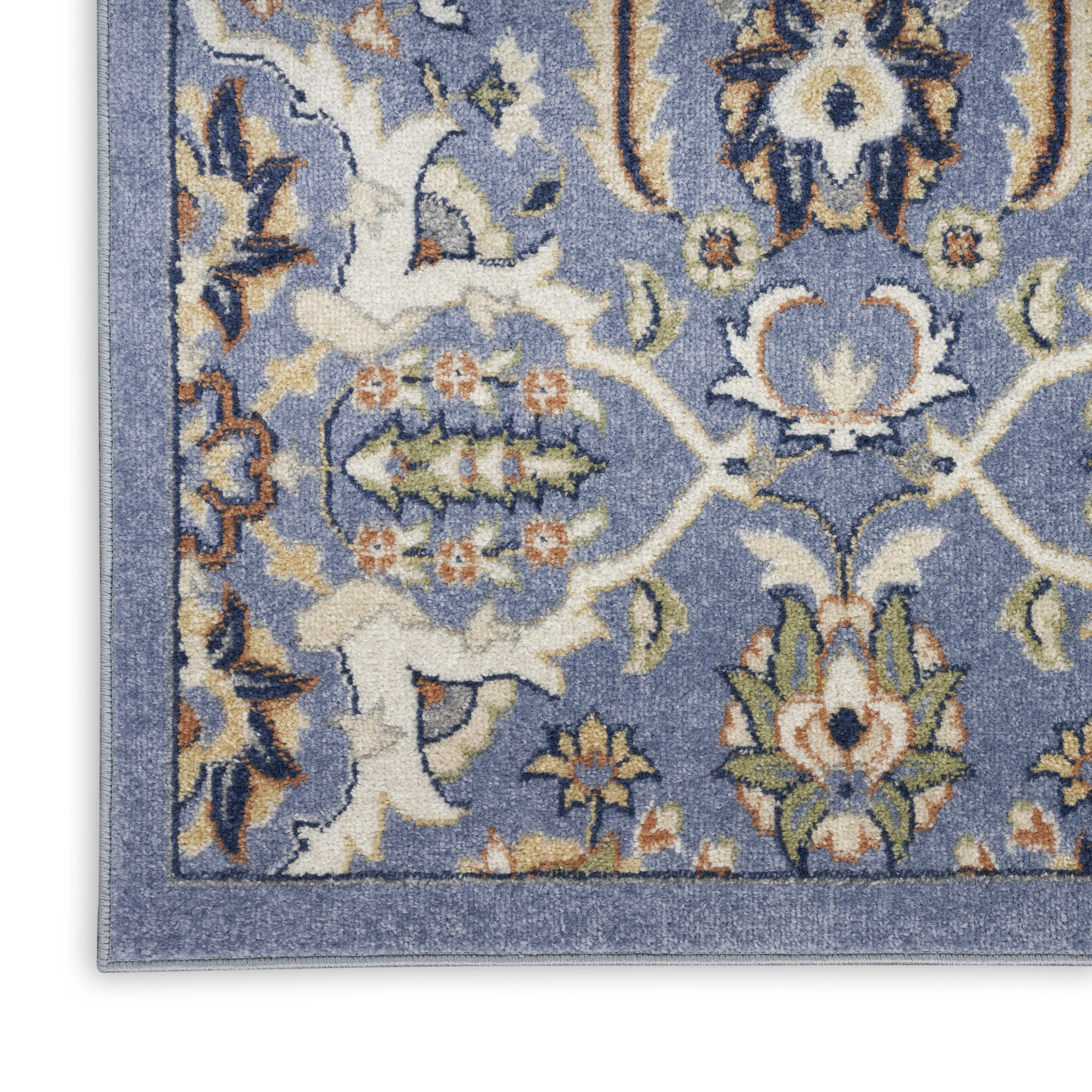 Nourison Allur 2' x 3' Light Blue Bohemian Indoor Rug