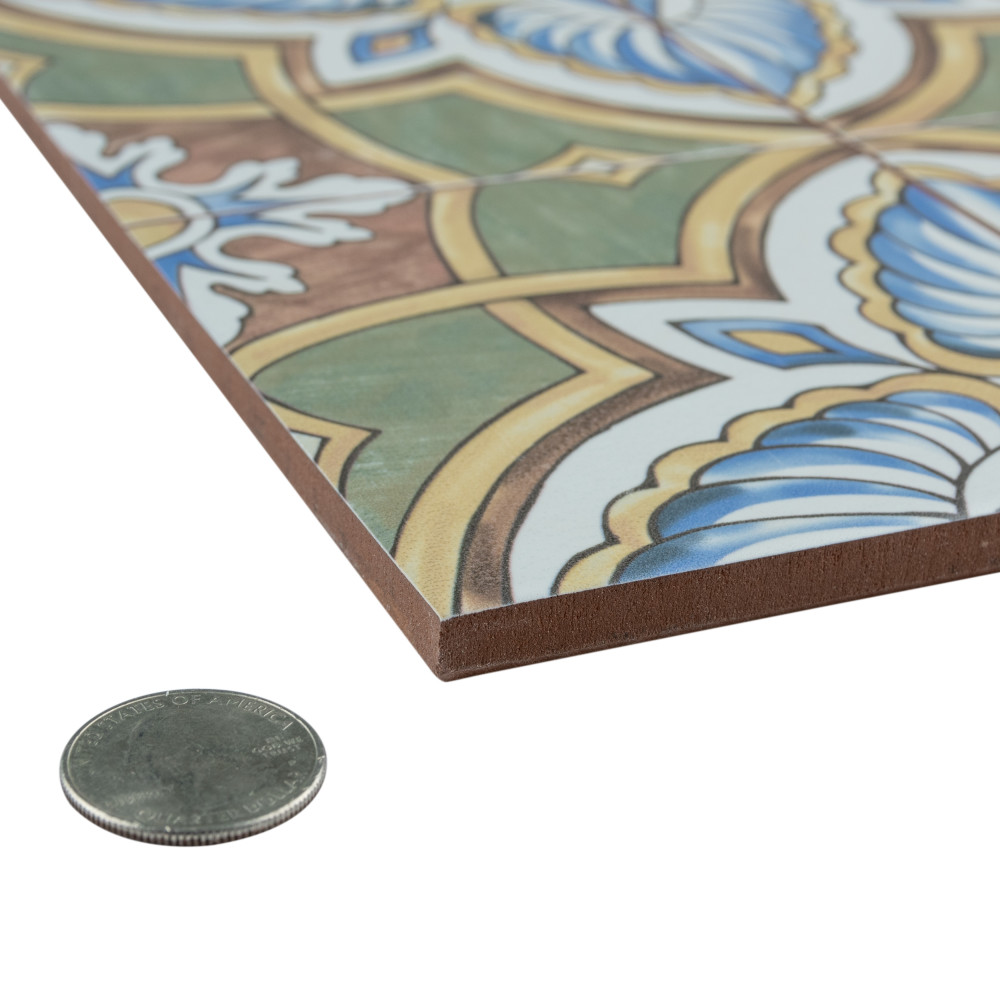 Sample – Harmonia Grove Green Ceramic Floor and Wall Tile