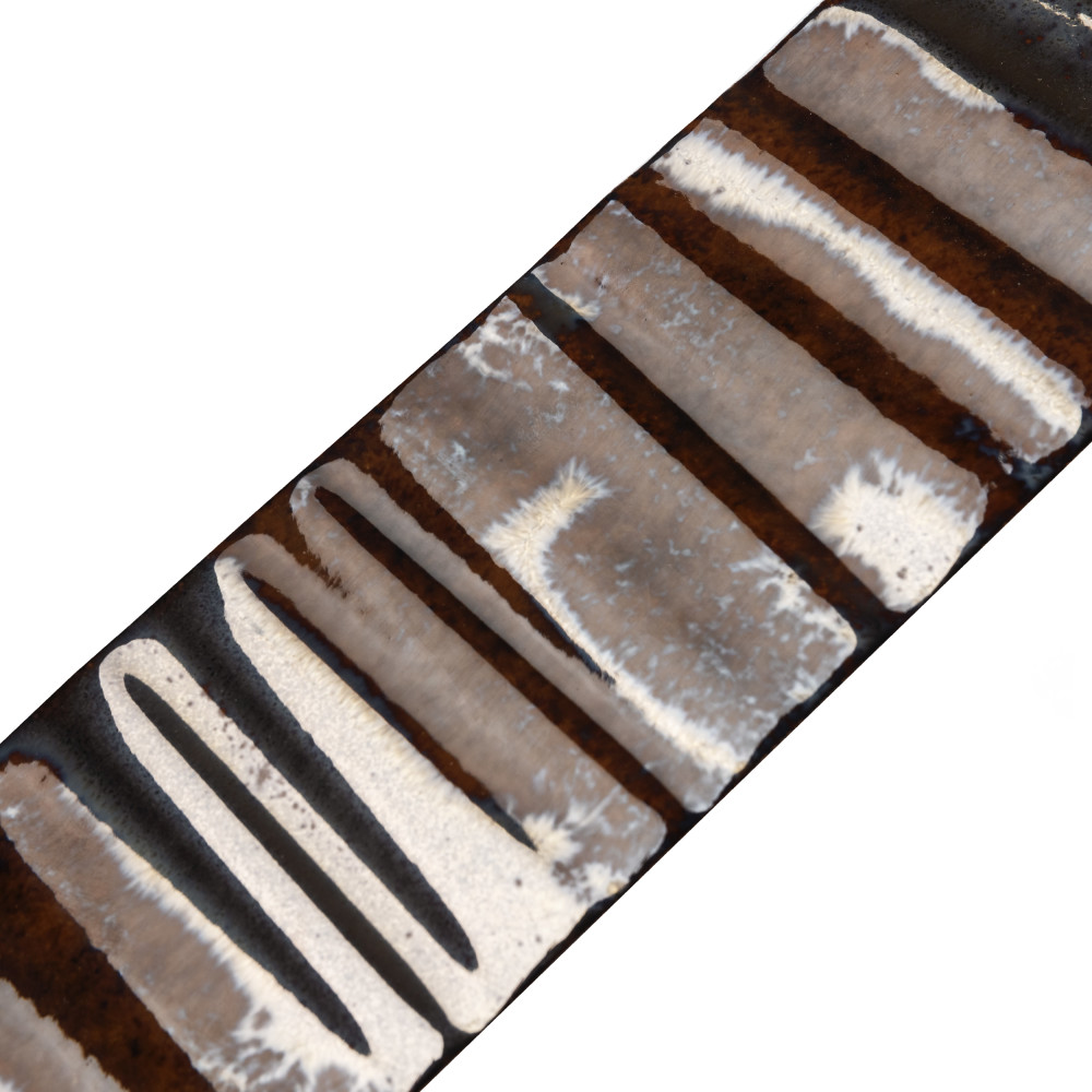 Joliet Prisma Dark Amber 3 in. x 12 in. Ceramic Wall Tile