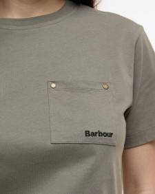Farne Pocket T-Shirt Dusky Green