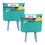 C-Line&reg; Standard Chair Cubbie&trade;, 14", Seafoam Green, Pack of 2 CLI10414-2