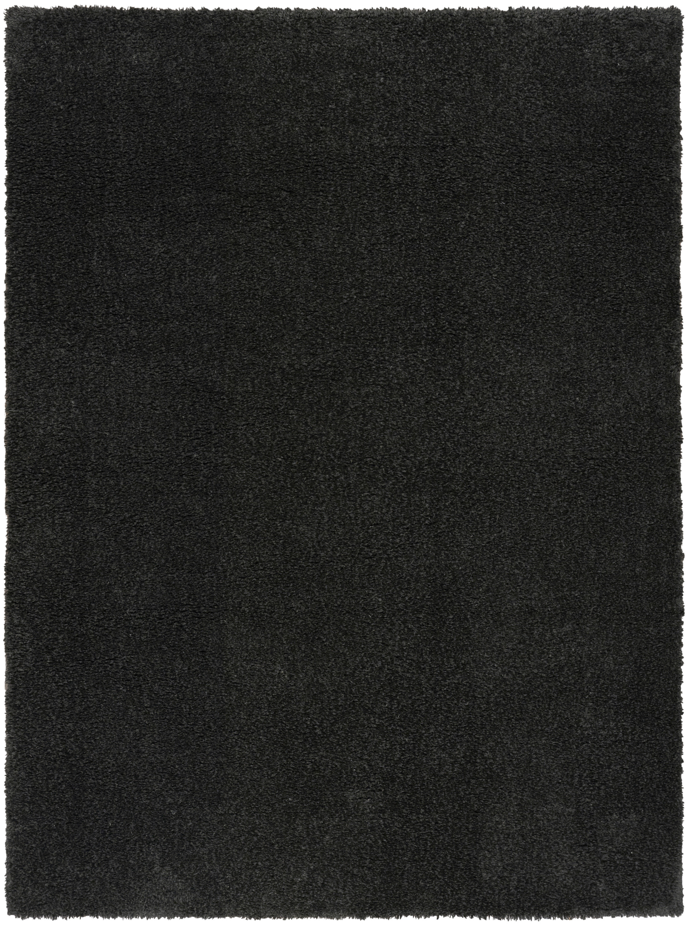 Nourison Pacific Shag 7'10" x 9'10" Black Shag Indoor Rug