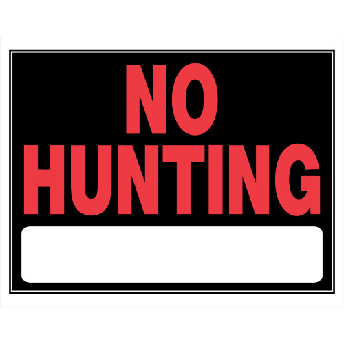 No Hunting Sign (15