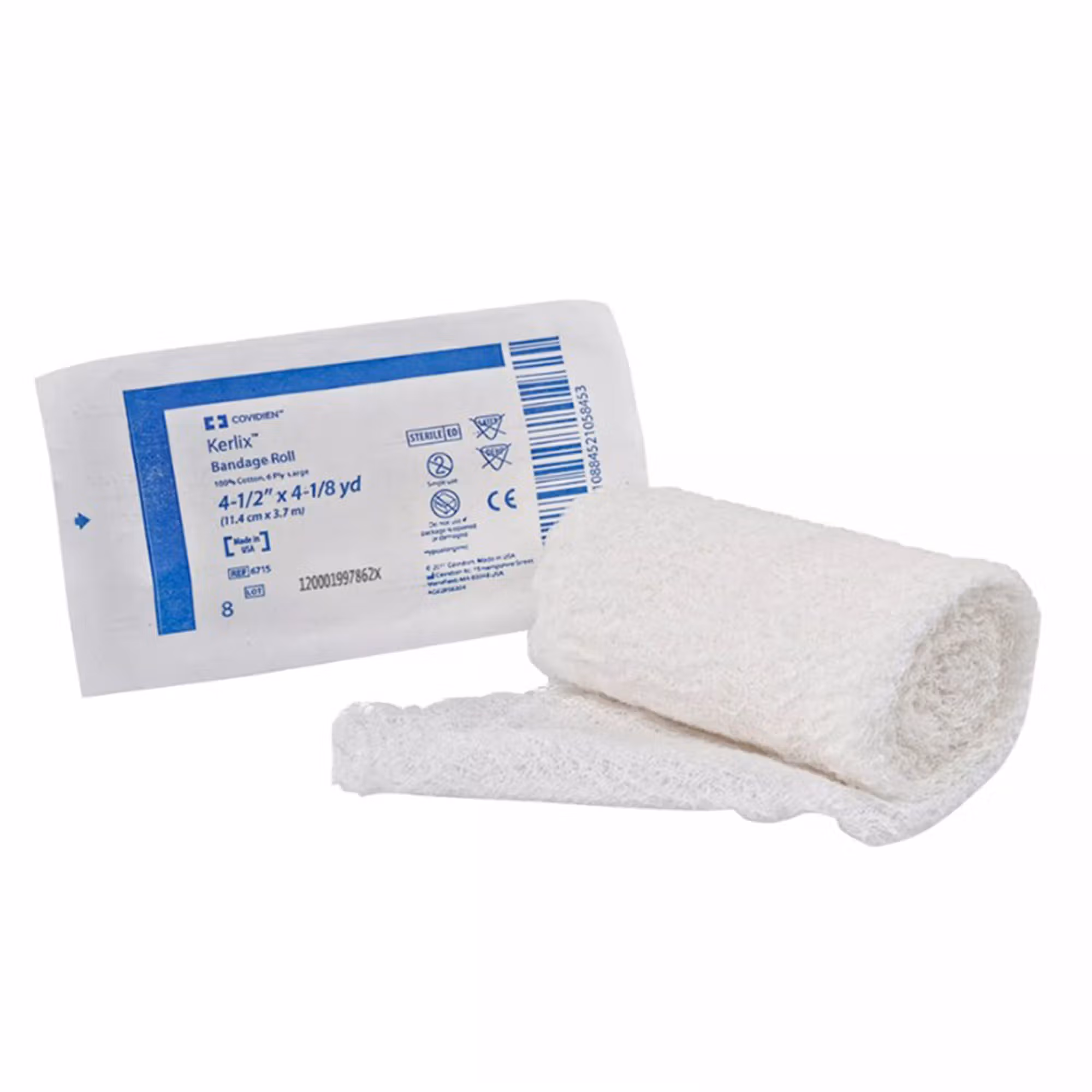 Kerlix™ Sterile Fluff Bandage Roll, 4-1/2 Inch x 4 Yard, Six-Ply