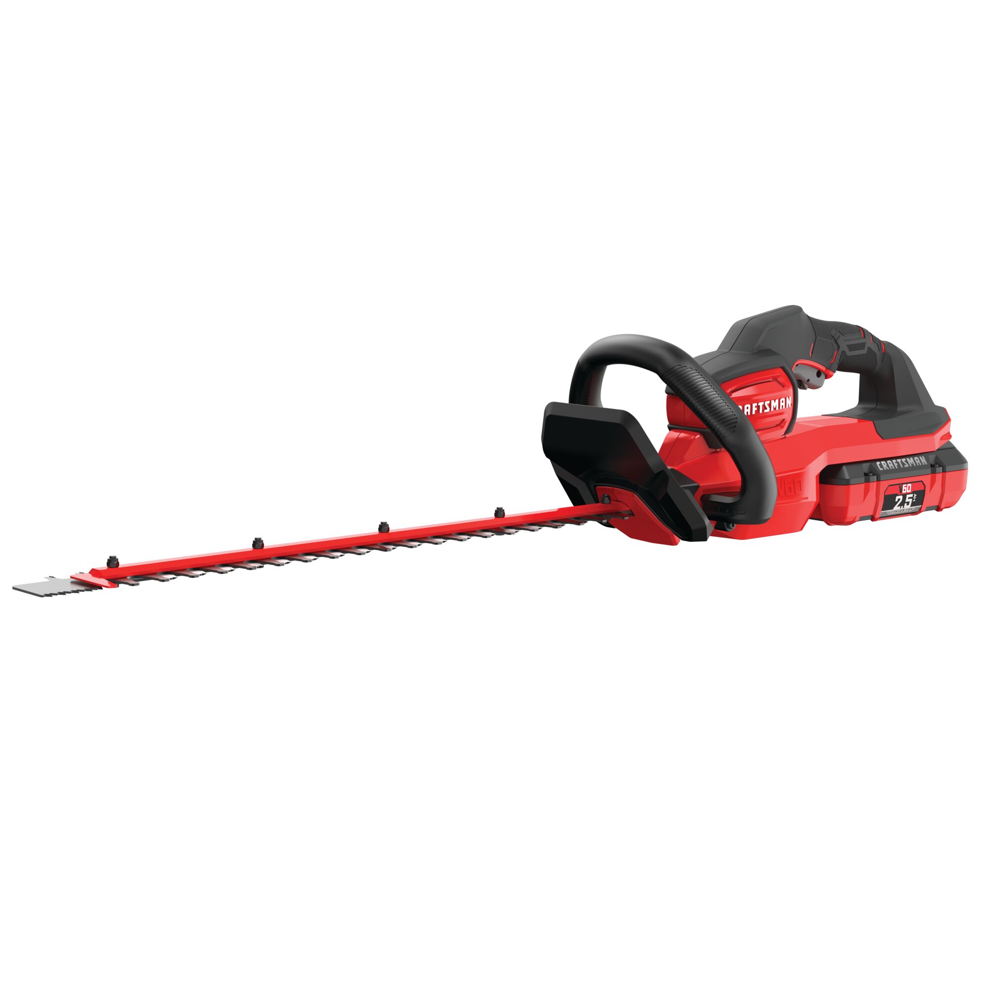 Cordless 24 inch hedge trimmer kit 2.5 Ampere hours.