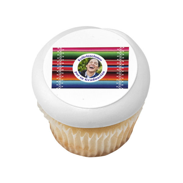 Felicitaciones por tu Graduación Sarape PhotoCake® Edible Image® Frame