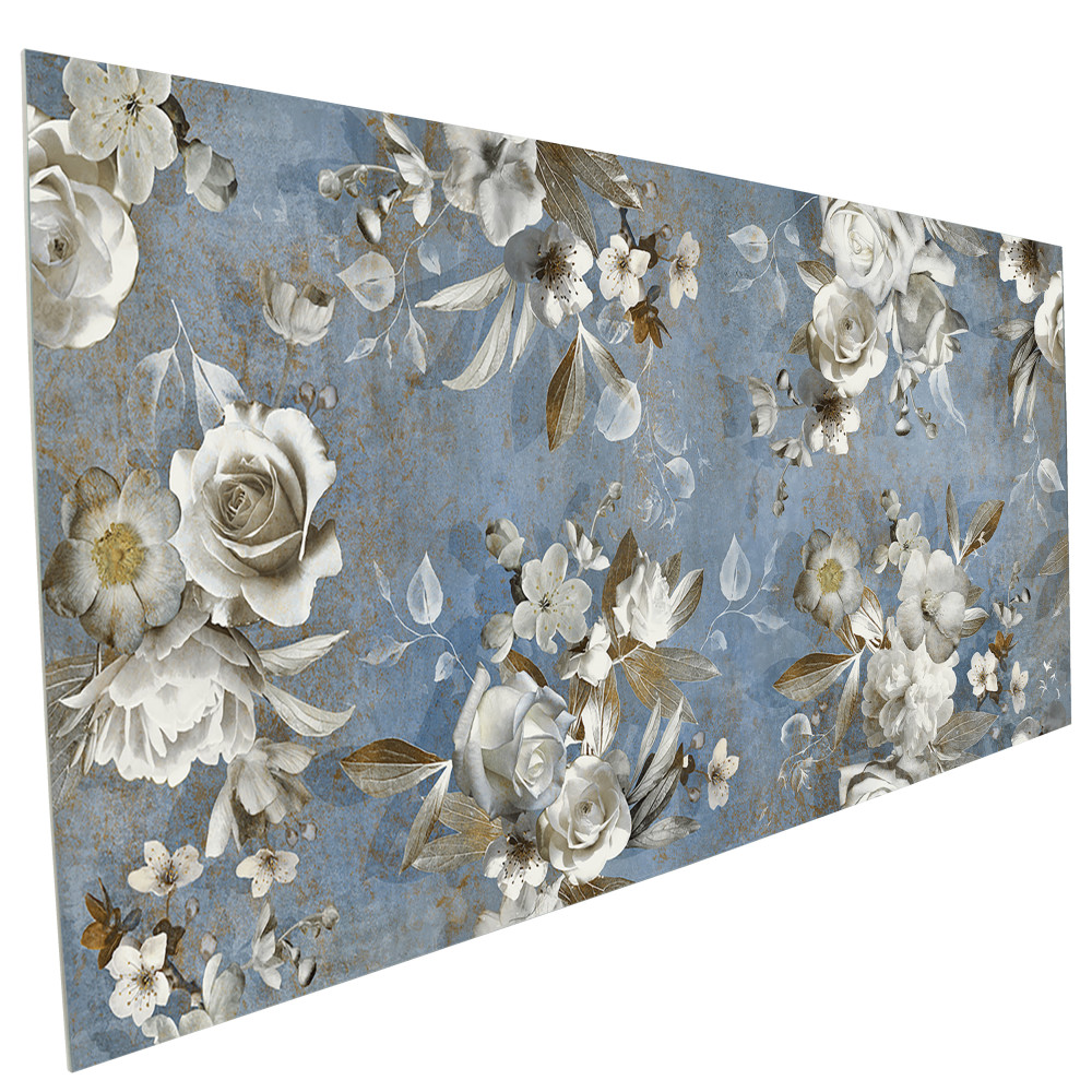 Parete Setoso Blue 23-1/2 in. x 47 in. Porcelain Floor and Wall Tile