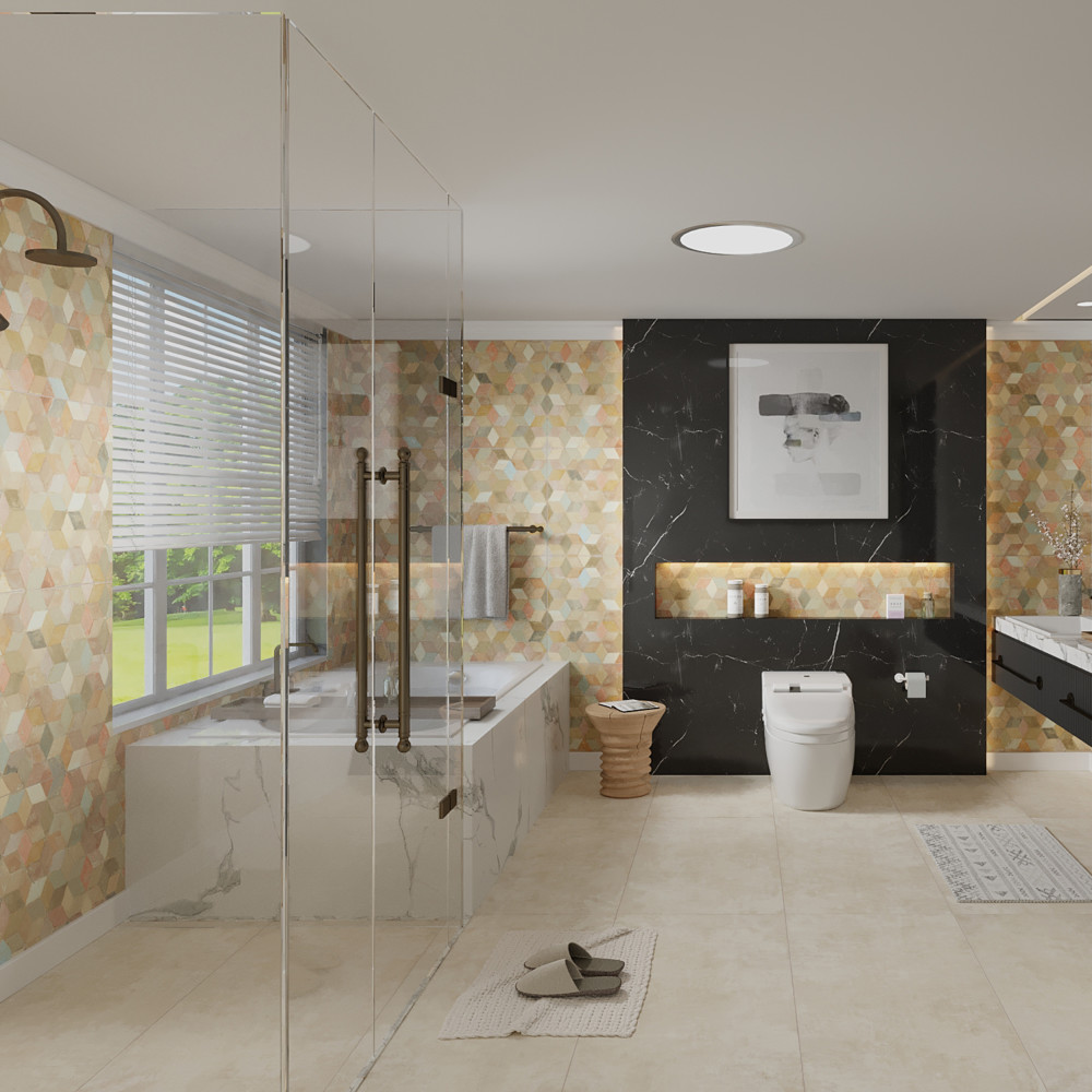 Pictura Faber Canosa 23-1/2 in. x 47 in. Porcelain Floor and Wall Tile