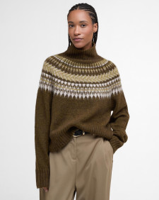 Lorrie Fair Isle Roll-Neck Jumper 