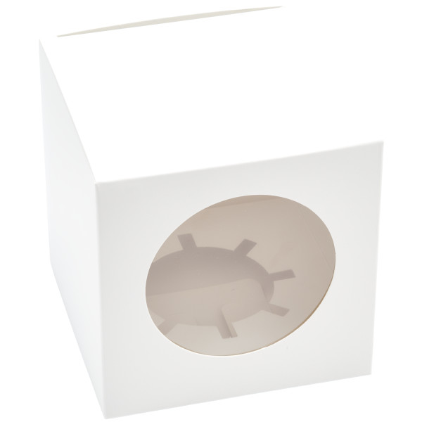 Circle Window Single Treat Cake Box
