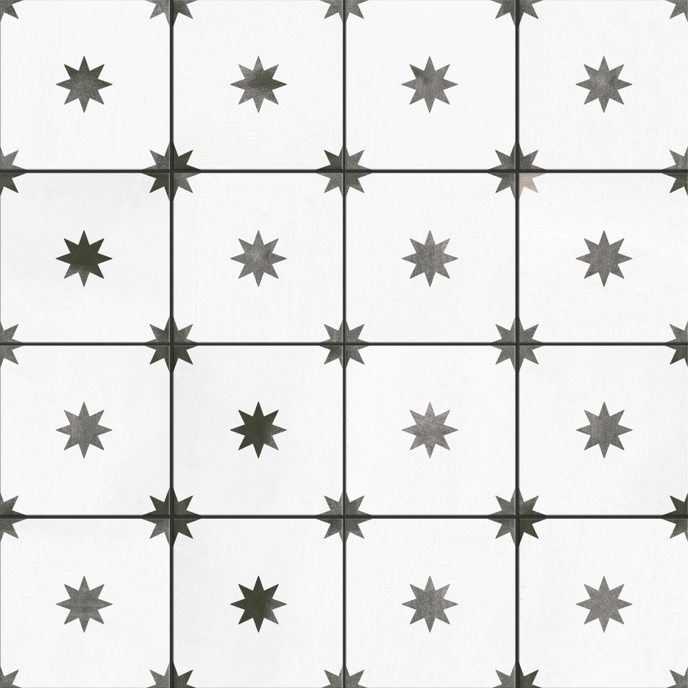 Starlight White 17-3/8 in. x 17-3/8 in. Porcelain Floor and Wall Tile