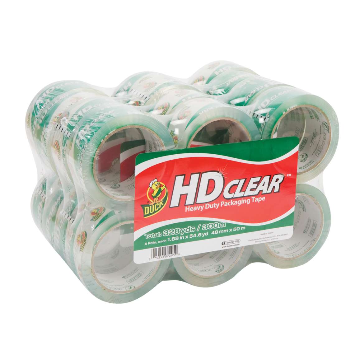 Duck® Brand HD Clear™ Heavy Duty Packing Tape Image