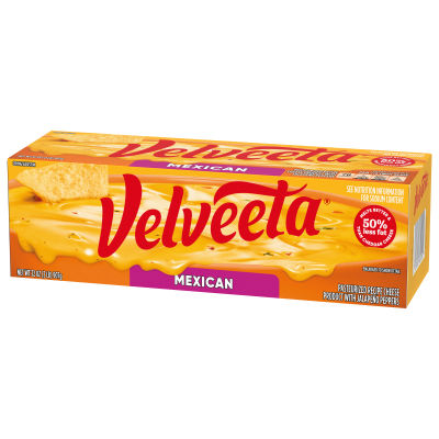 Velveeta Mexican Cheese with Jalapeno Peppers, 32 oz Block