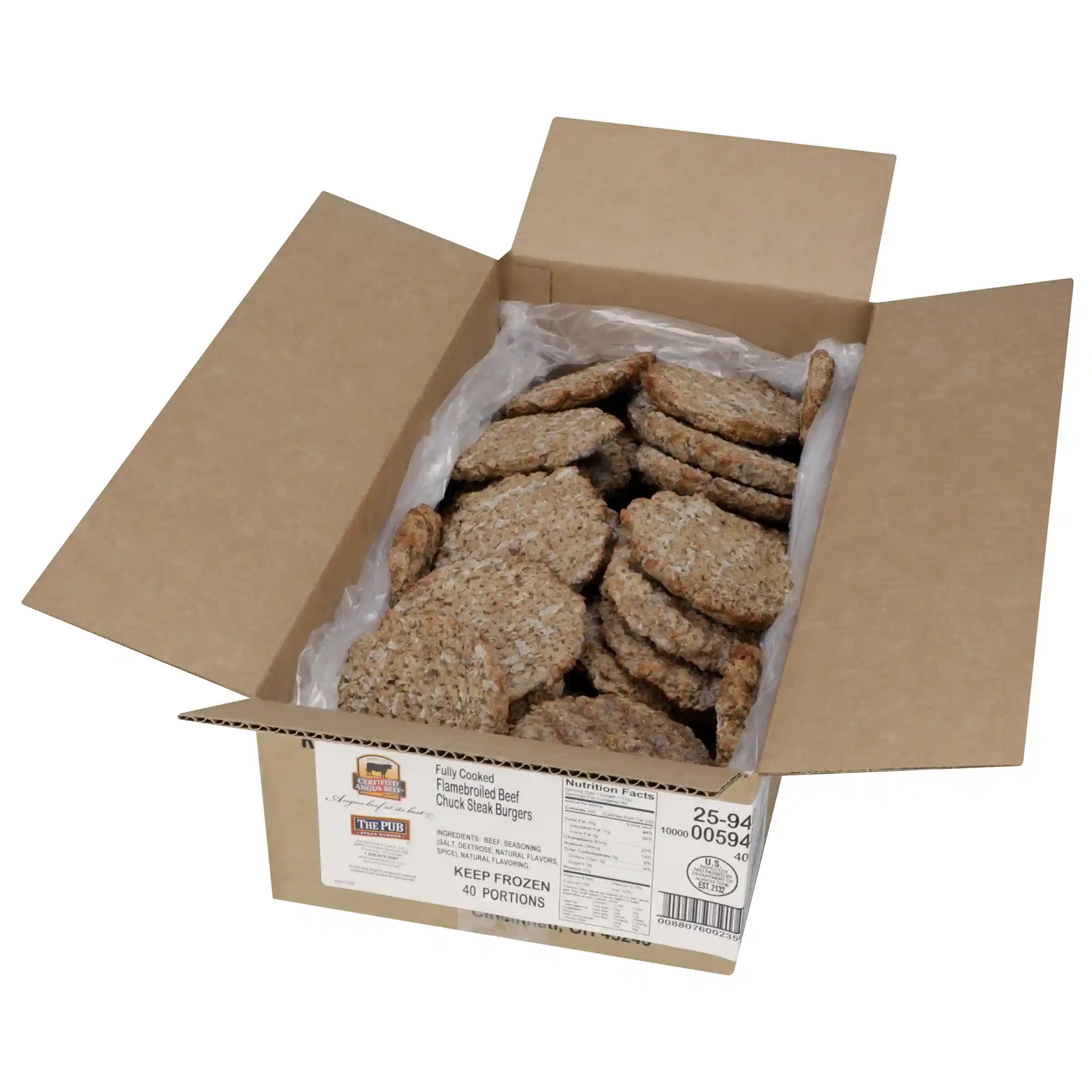The Pub® Fully Cooked Flamebroiled Beef Chuck Steak Burgers_image_4