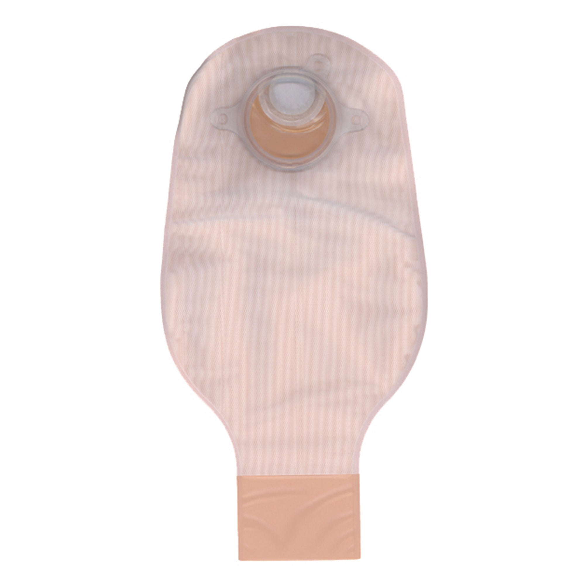 Sur-Fit Natura® Two-Piece Opaque Filtered Colostomy Pouch, 57mm flange