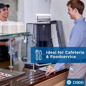 Dixie®, Ultra SmartStock Series-B Classic Spork Dispenser, Black