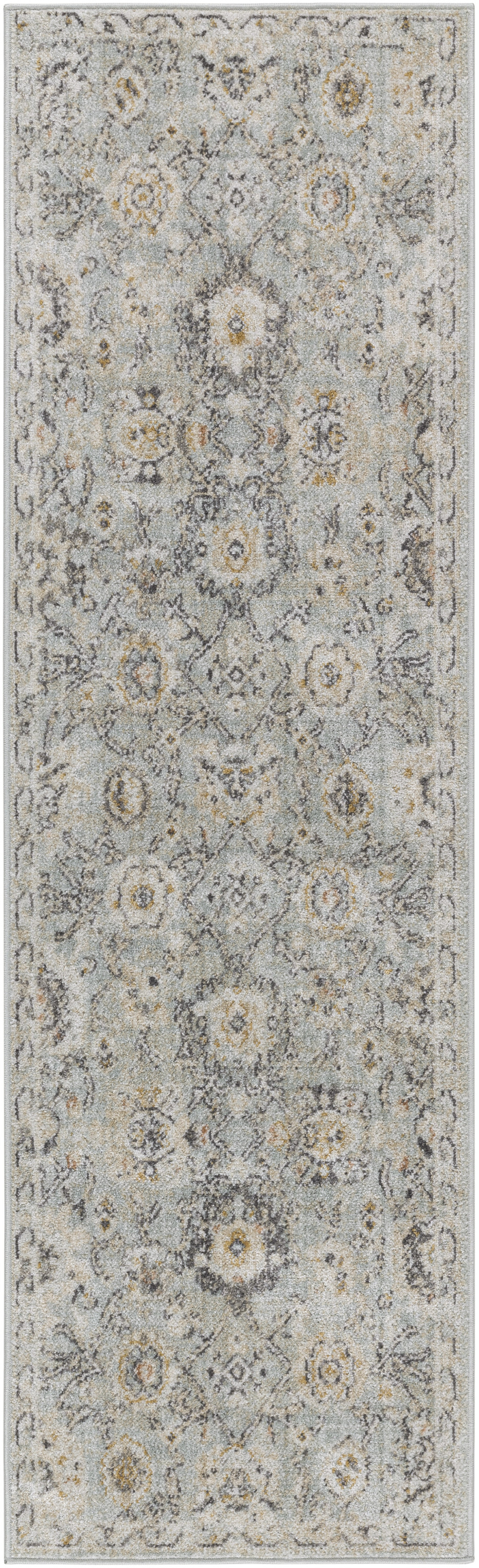 Nourison Oushak Home 2'3" x 7'6" Mint Vintage Indoor Rug