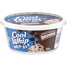 Cool Whip Mix-Ins Double Chocolate Brownie Whipped Topping 8 oz Tub
