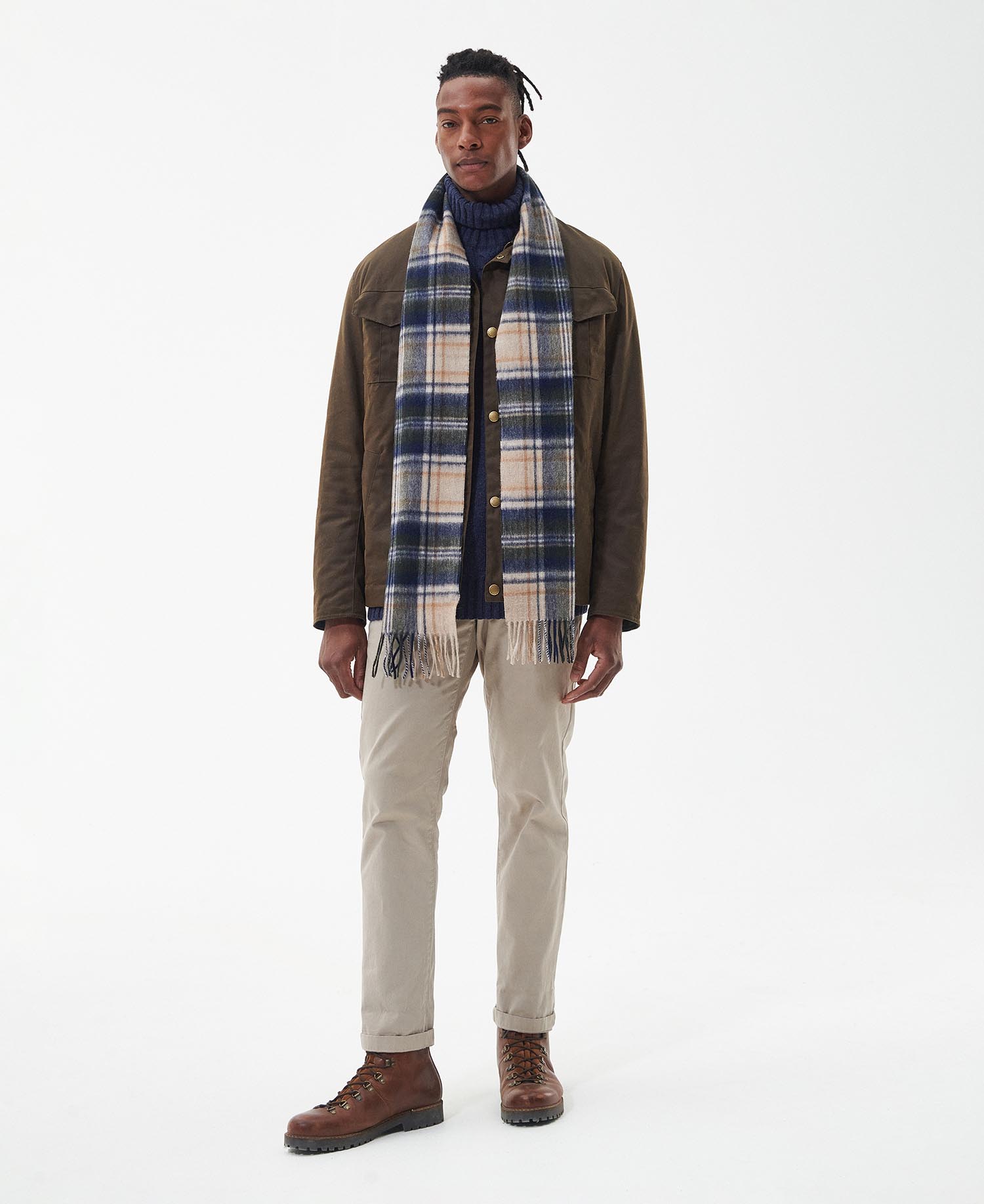 New Check Tartan Scarf image number 1