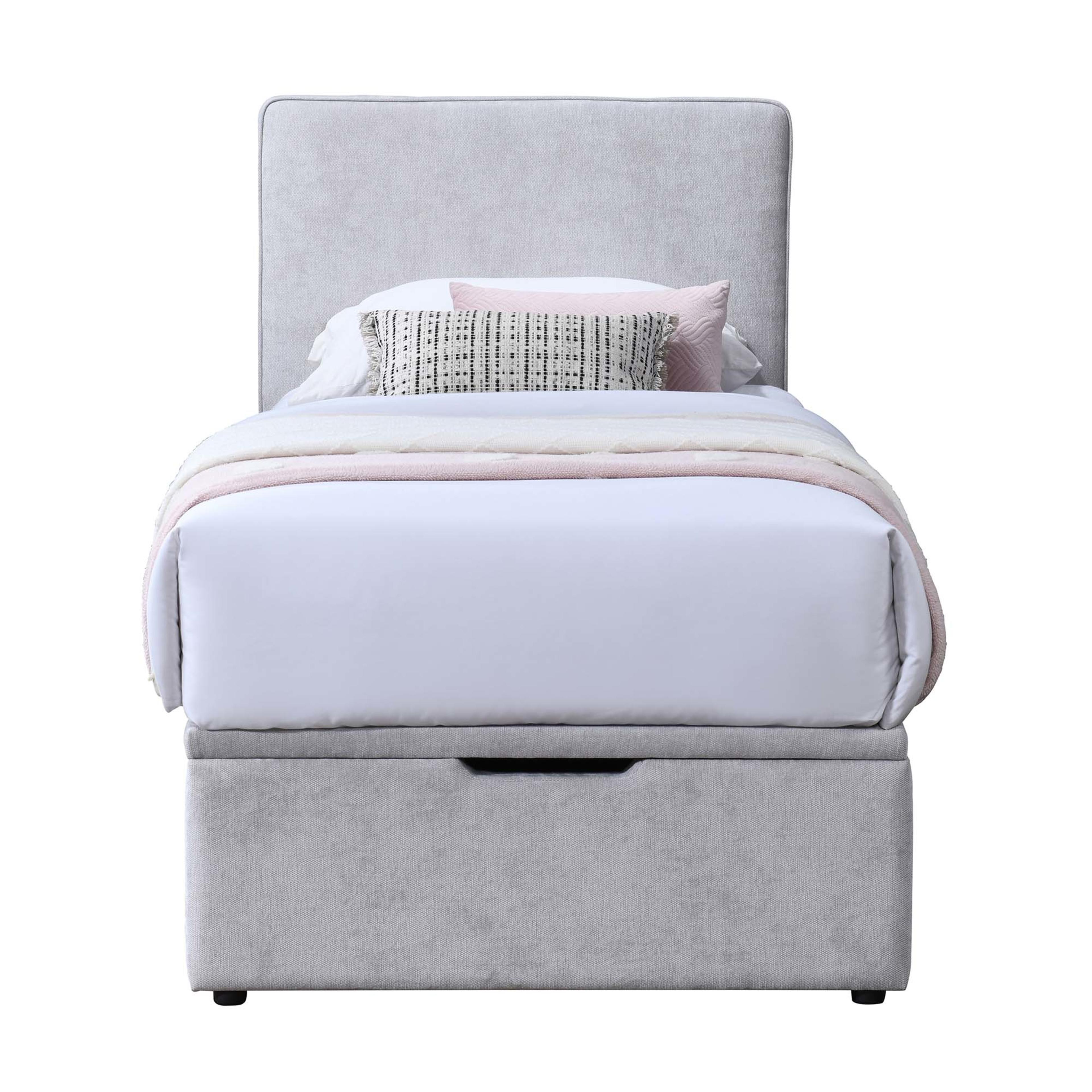 Product image of the  Orlando Bed Frame, Gas Lift Base, Stone from Forty Winks