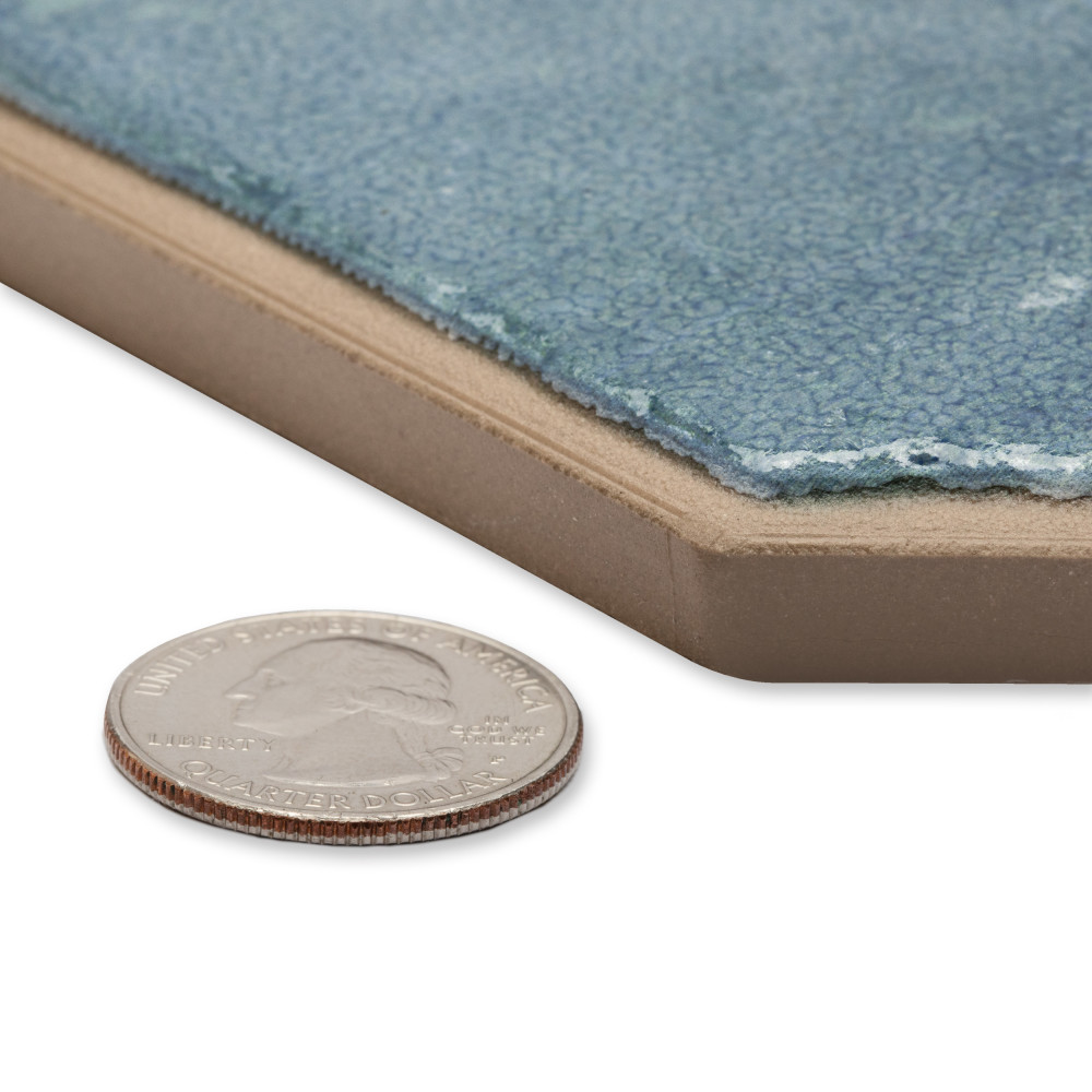 Sample – Picket Arendel Blue with Terra Square Porcelain Floor and Wall Tile