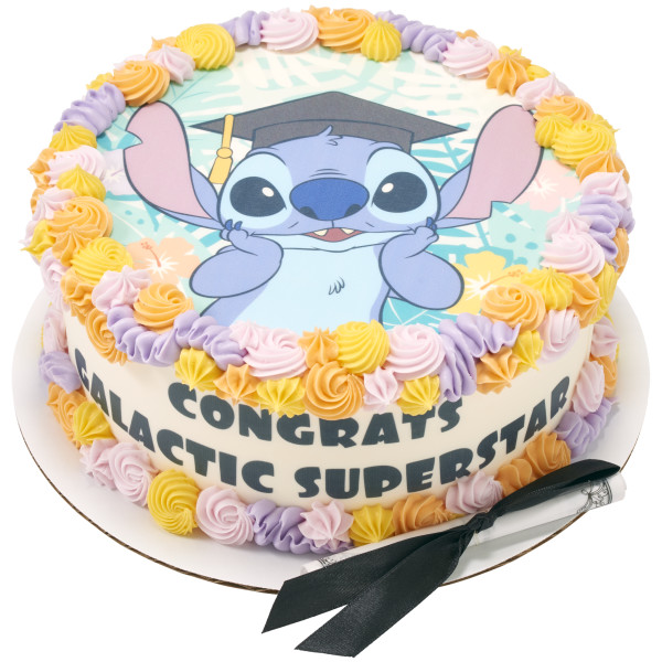 Disney's Stitch Graduation PhotoCake® Edible Image®