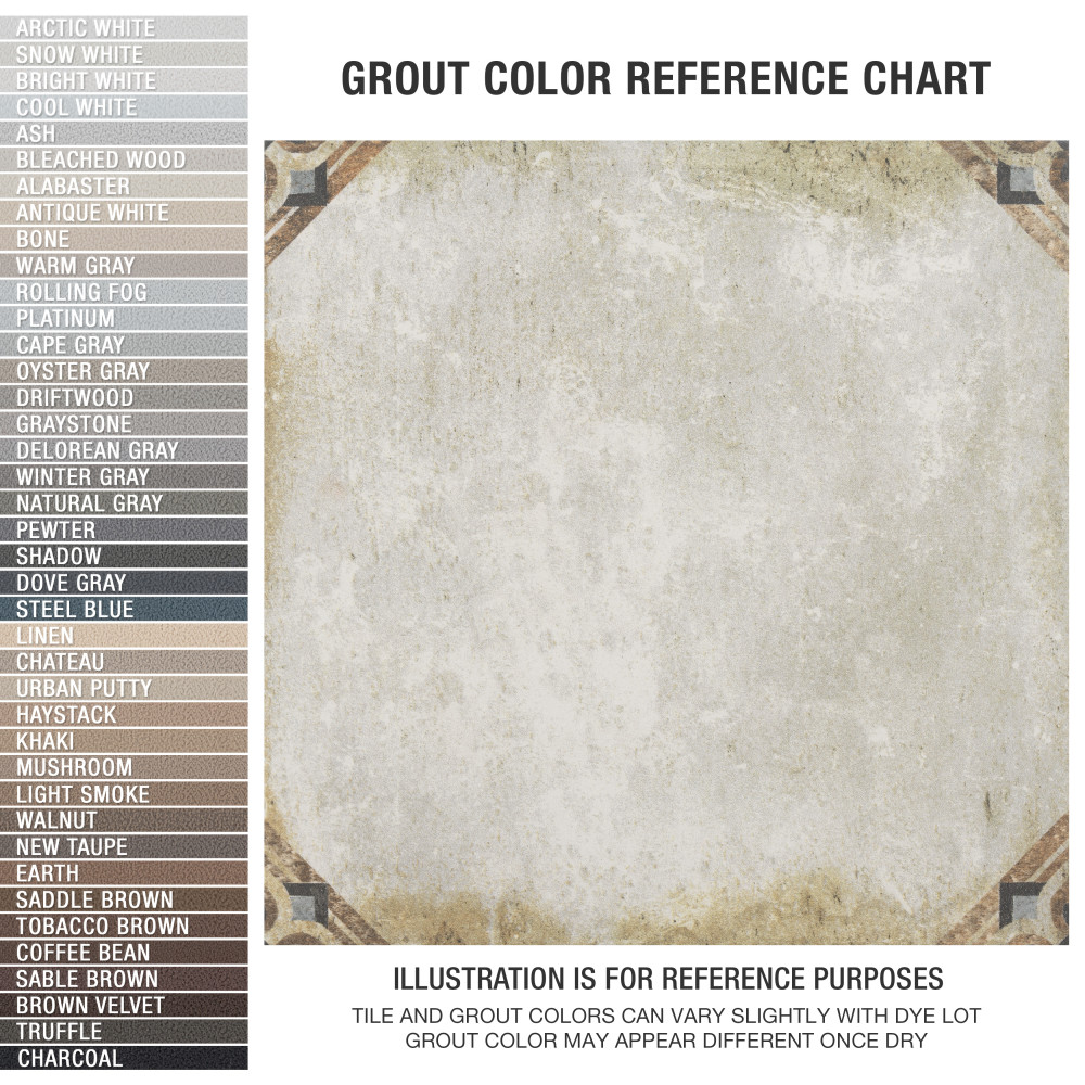 D’Anticatto Decor Savona 8-3/4 in. x 8-3/4 in. Porcelain Floor and Wall Tile