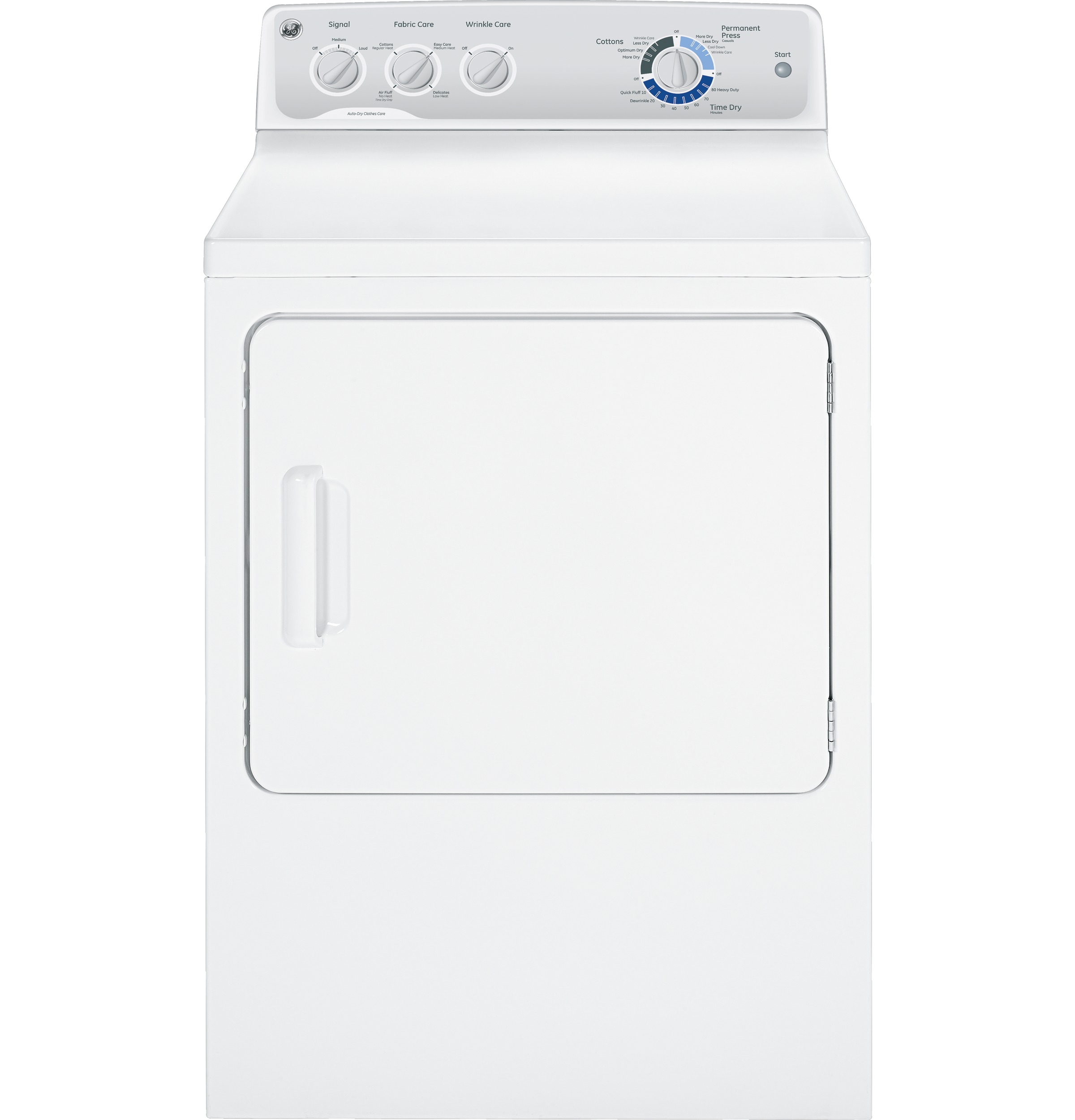GE® 6.0 cu. ft. capacity Dura Drum electric dryer