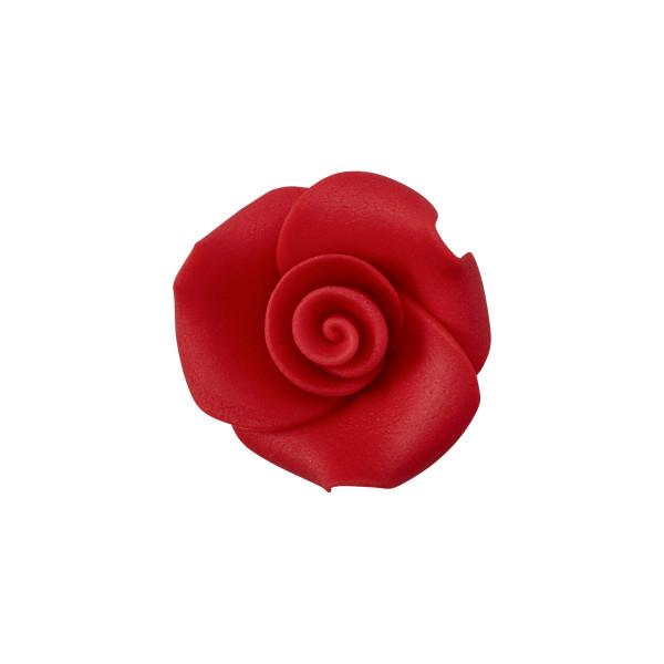 Red 1" Rose - Red 3 Free SugarSoft® Premium Edible Decorations
