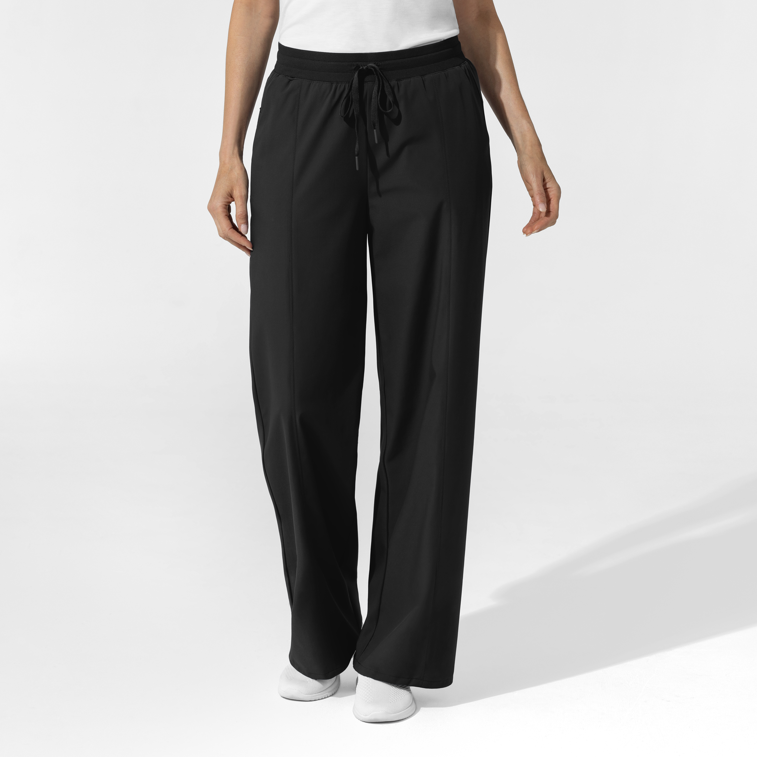 AURA Women‘s Balance Mid Rise Wide Leg Pant-Wonder Wink