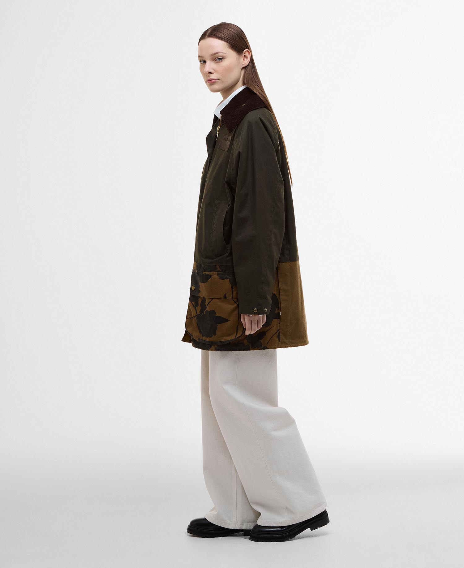 Barbour x ERDEM Wachsjacke Beauflower image number 1