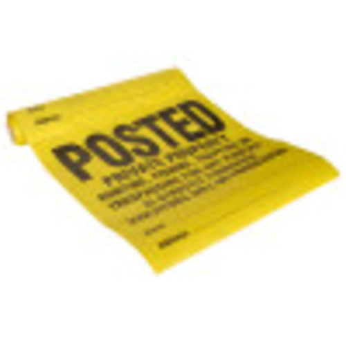 25 Pack Posted Private Property Tyvek Sign