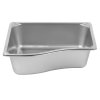 Full-size 4-inch-deep Super Pan® stainless steel super shape short wild pan