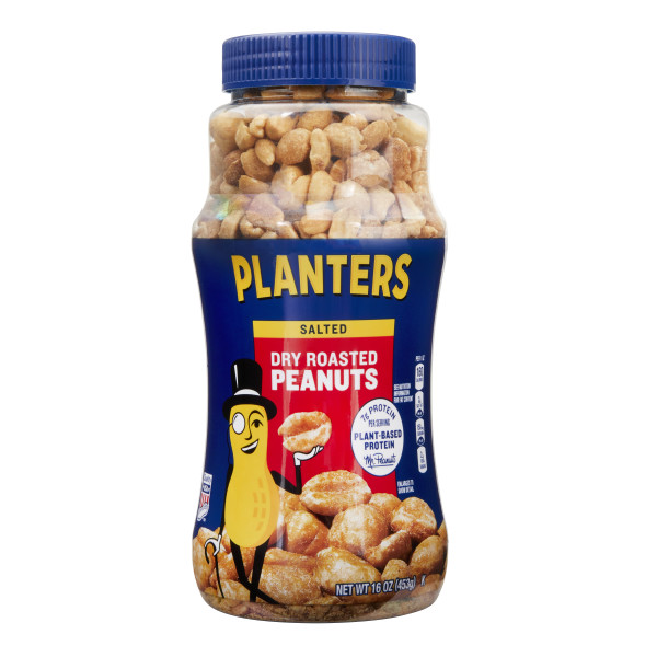 PLANTERS(r) Peanuts Dry Roast 12/16oz . C1CB - Front Center Inner Pack (Hi Res)