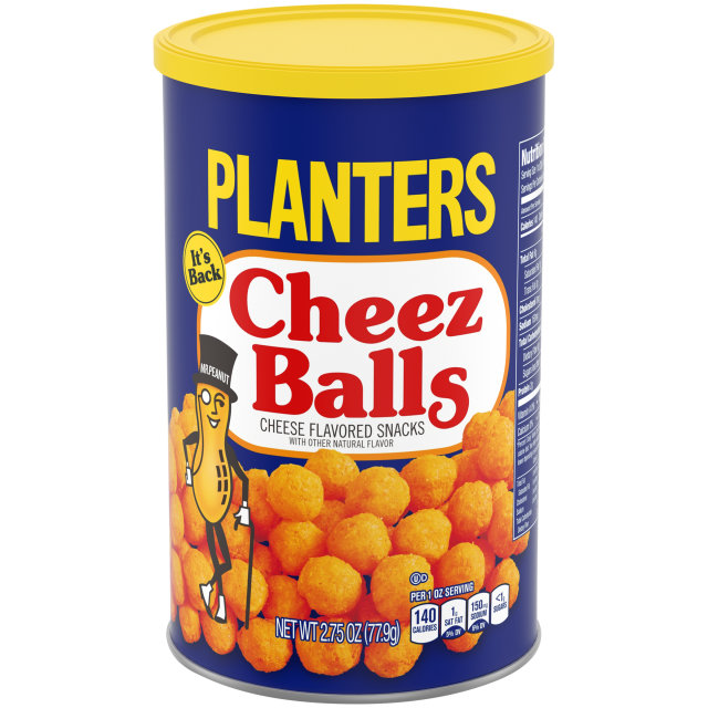 Planters Cheez Balls, 2.75 Ounce Cannister image
