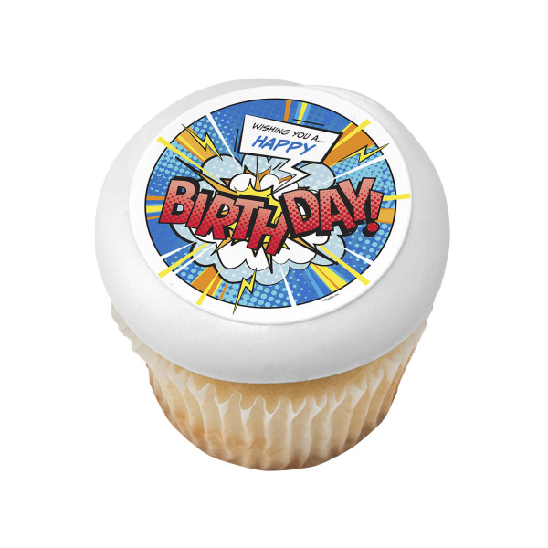 Super Hero Birthday PhotoCake® Edible Image®