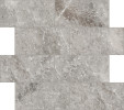 Tellaro Ash Grey 3×6 Muretto Mosaic Matte Rectified
