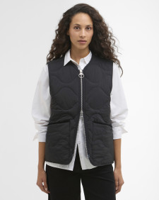 Barbour x ARKET Alice Gilet Black