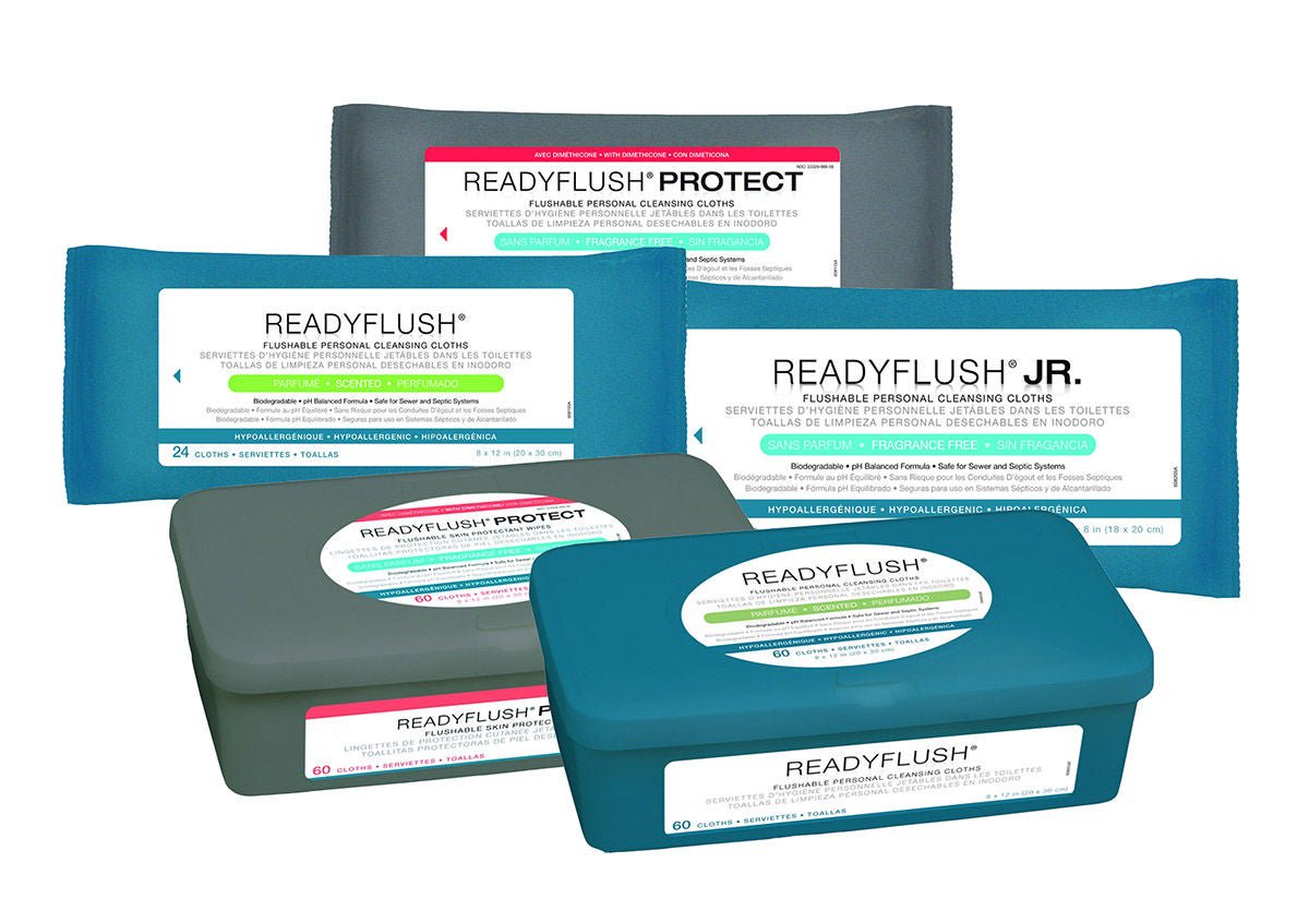 Medline WIPE,INCONT READY FLUSH BIODEGR (24/PK 24PK/CS)