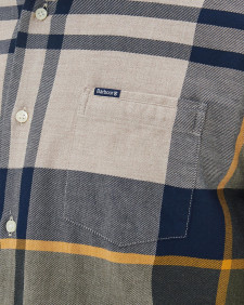Dunoon Tailored Long-Sleeved Shirt Forest Mist