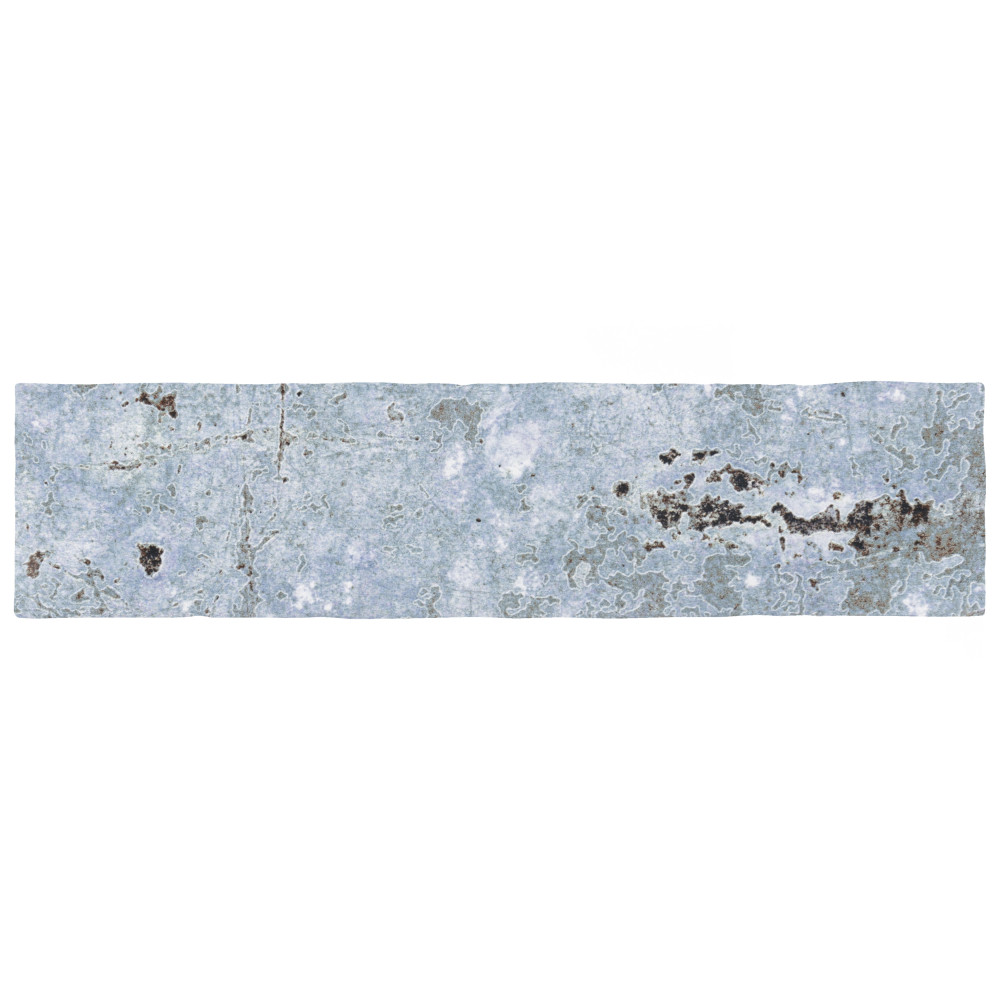 London Blue Glossy 3 in. x 12 in. Ceramic Wall Tile
