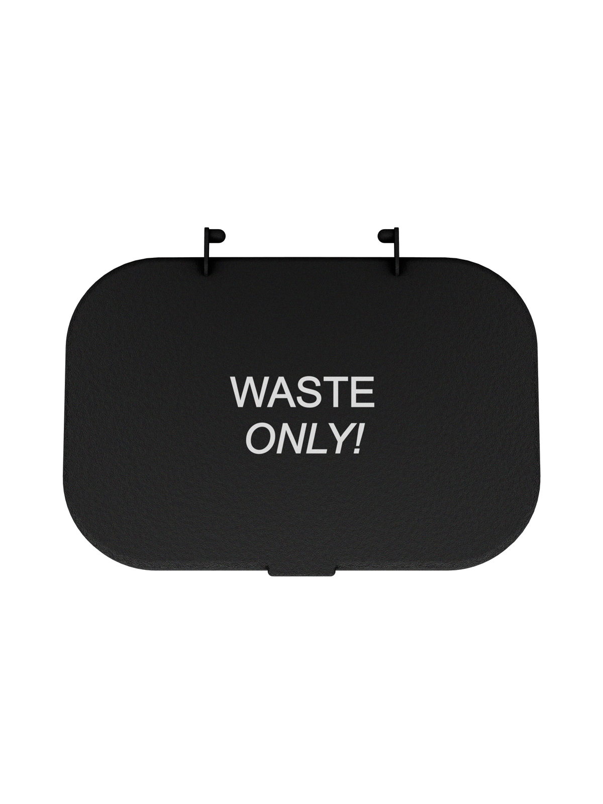 HANGING WASTE BASKET – Lid – Waste – Solid Lift – Black